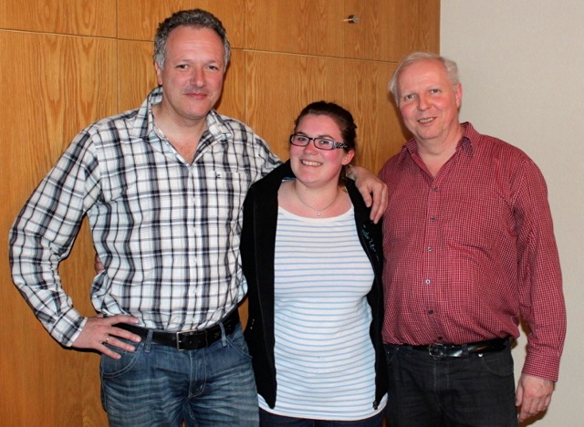 das neue Vorstandsteam des BDKJ Hagen: Markus Haarmann, Friederike Gerlach und Martin Bradenbrink